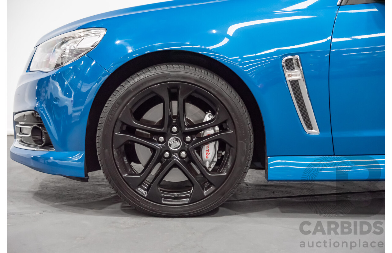 7/2015 Holden Commodore SS-V Redline VF MY15 4d Sedan Blue 6.0L V8