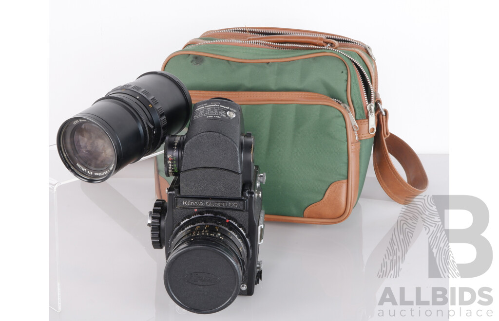 Vintage Kowa 66 with Kowa Lens and Carry Bag, Made in Japan