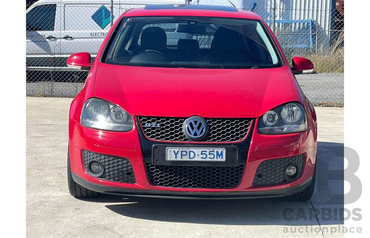 9/2009 Volkswagen Golf GTi 1K MY09 5d Hatchback Red 2.0L