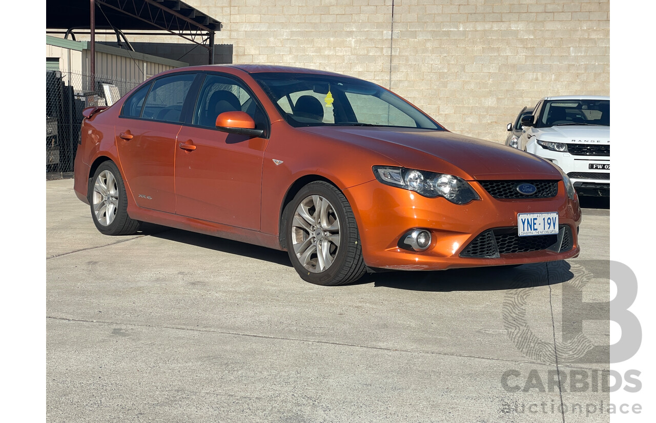 2/2011 Ford Falcon XR6 FG UPGRADE 4d Sedan Orange 4.0L