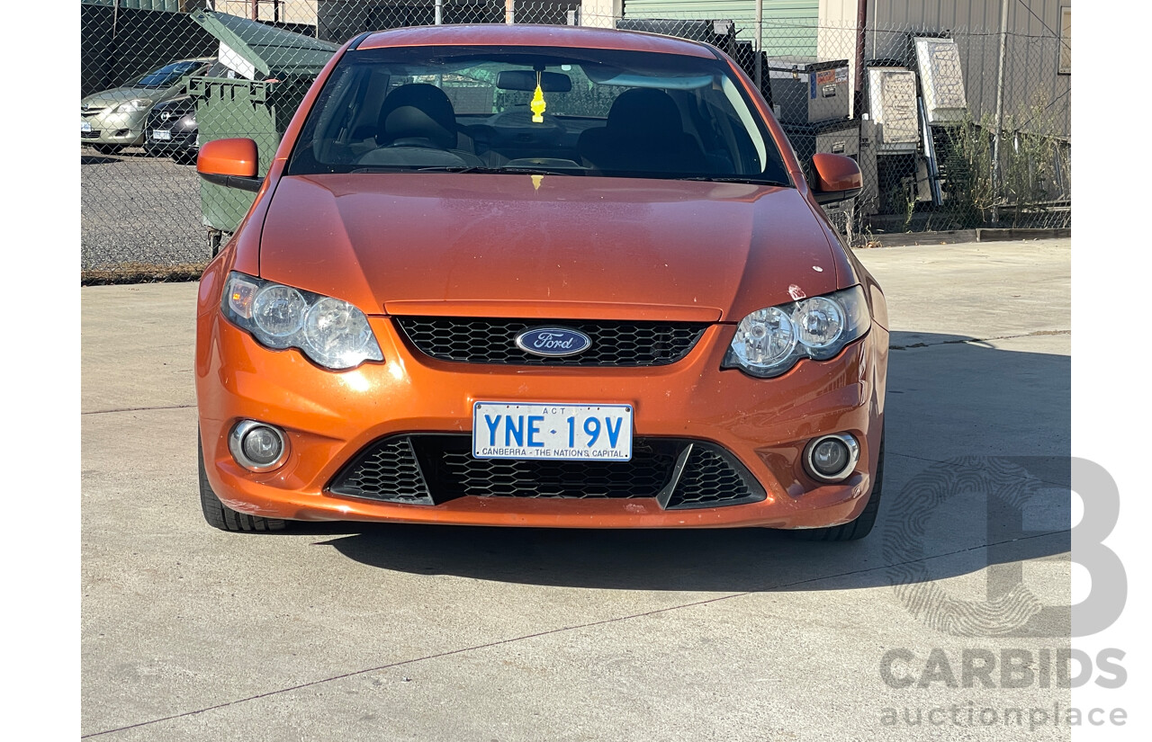 2/2011 Ford Falcon XR6 FG UPGRADE 4d Sedan Orange 4.0L