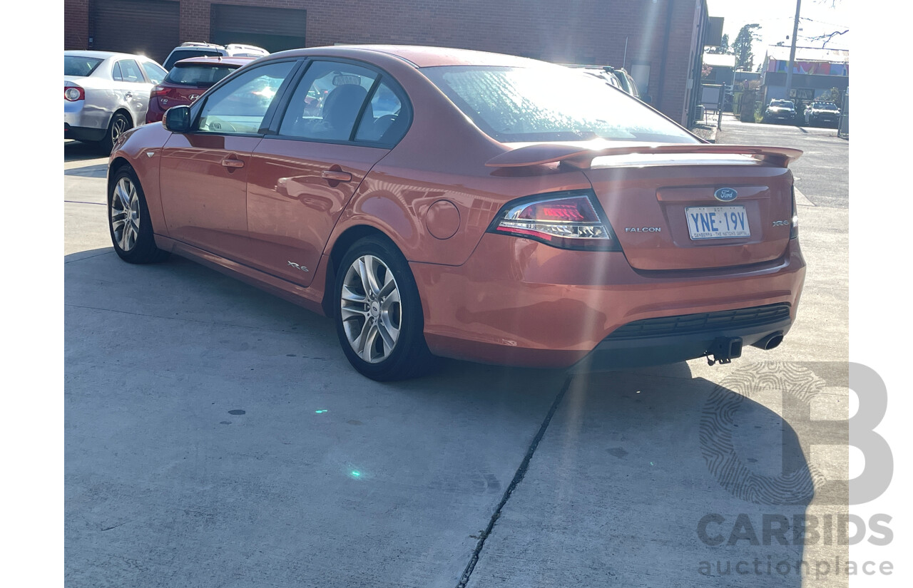 2/2011 Ford Falcon XR6 FG UPGRADE 4d Sedan Orange 4.0L