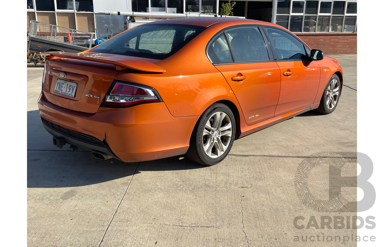 2/2011 Ford Falcon XR6 FG UPGRADE 4d Sedan Orange 4.0L