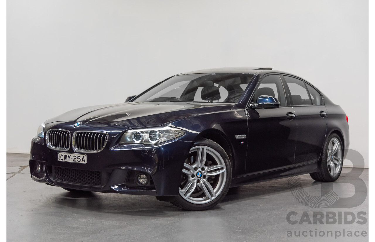 3/2015 BMW 520i M-sport F10 MY15 4d Sedan Blue 2.0L Turbo
