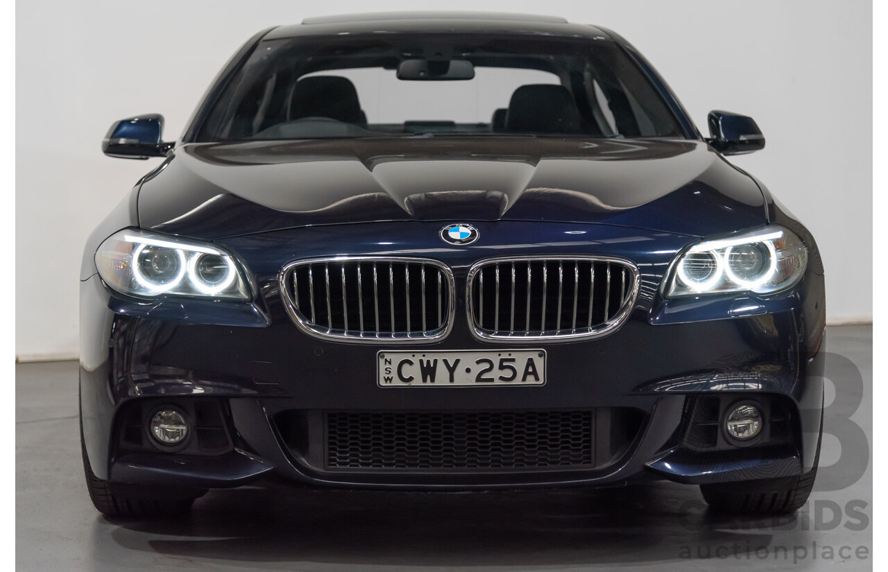 3/2015 BMW 520i M-sport F10 MY15 4d Sedan Blue 2.0L Turbo