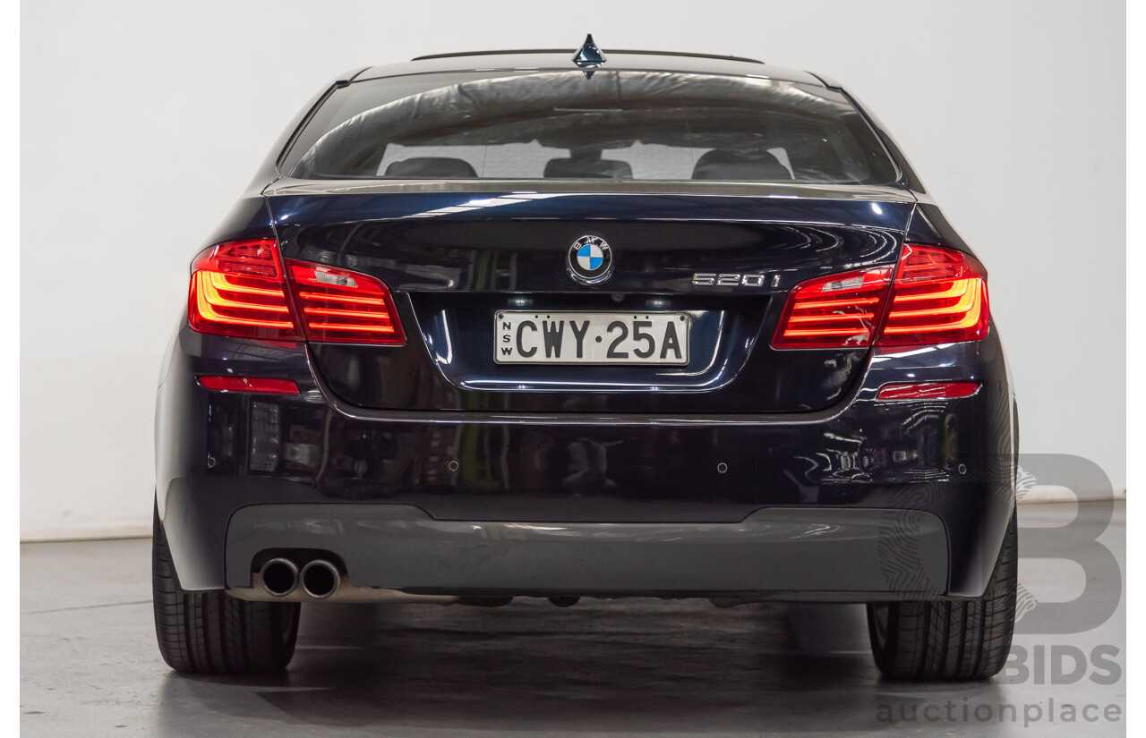 3/2015 BMW 520i M-sport F10 MY15 4d Sedan Blue 2.0L Turbo