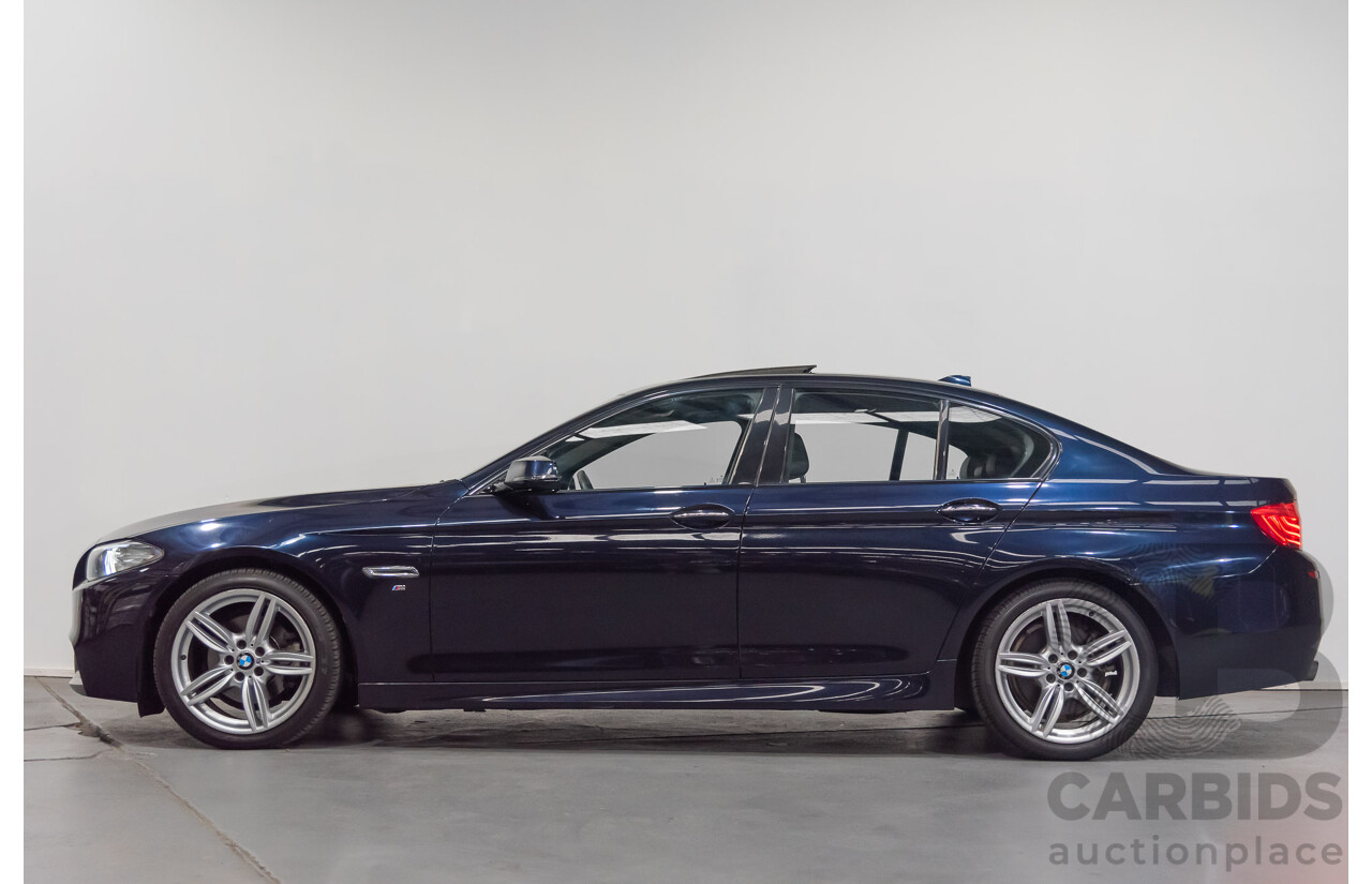 3/2015 BMW 520i M-sport F10 MY15 4d Sedan Blue 2.0L Turbo