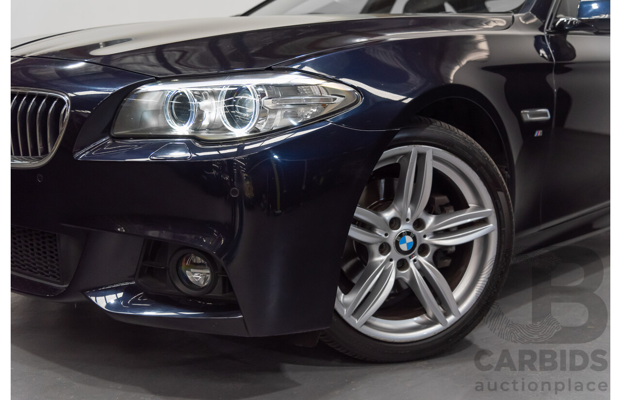 3/2015 BMW 520i M-sport F10 MY15 4d Sedan Blue 2.0L Turbo