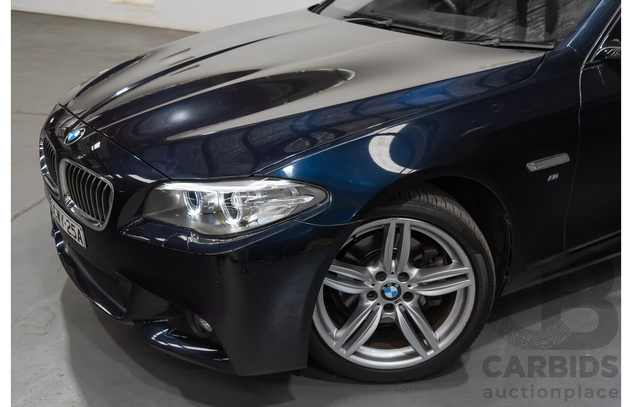 3/2015 BMW 520i M-sport F10 MY15 4d Sedan Blue 2.0L Turbo