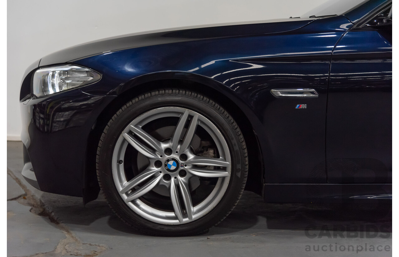 3/2015 BMW 520i M-sport F10 MY15 4d Sedan Blue 2.0L Turbo