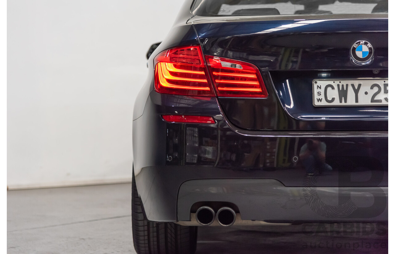 3/2015 BMW 520i M-sport F10 MY15 4d Sedan Blue 2.0L Turbo
