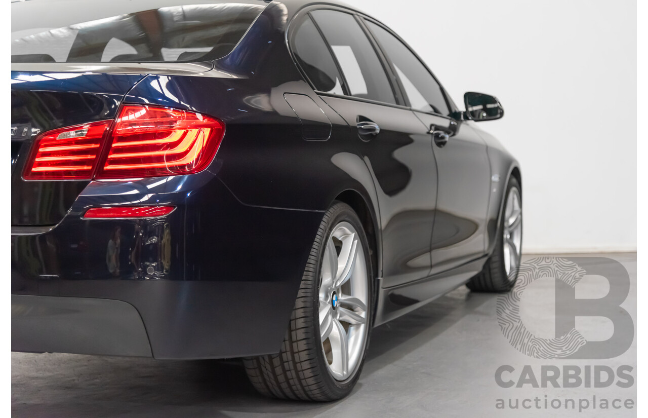 3/2015 BMW 520i M-sport F10 MY15 4d Sedan Blue 2.0L Turbo