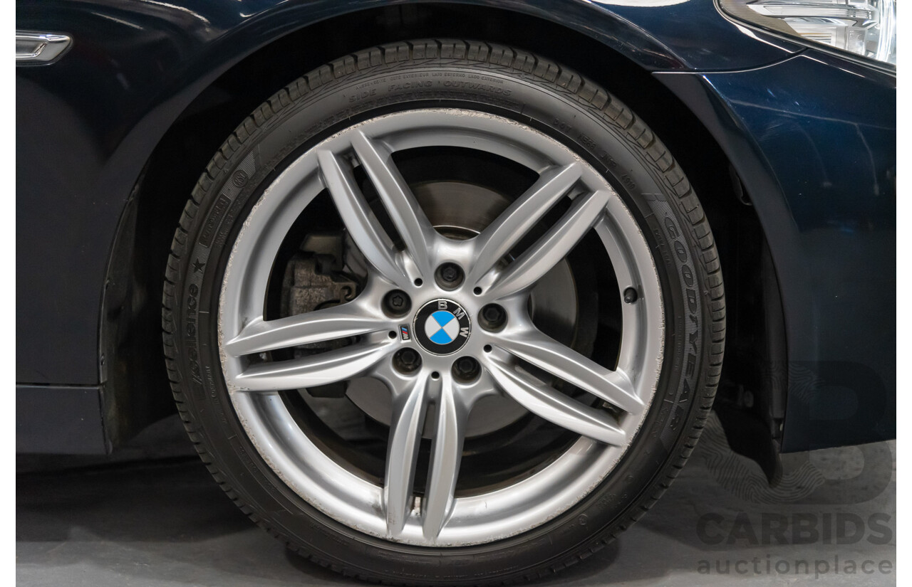3/2015 BMW 520i M-sport F10 MY15 4d Sedan Blue 2.0L Turbo