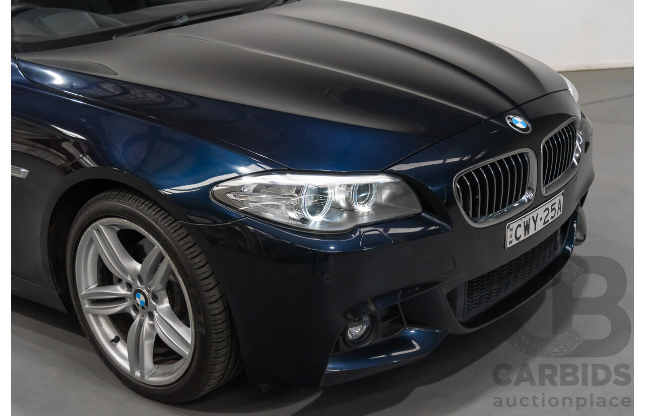 3/2015 BMW 520i M-sport F10 MY15 4d Sedan Blue 2.0L Turbo