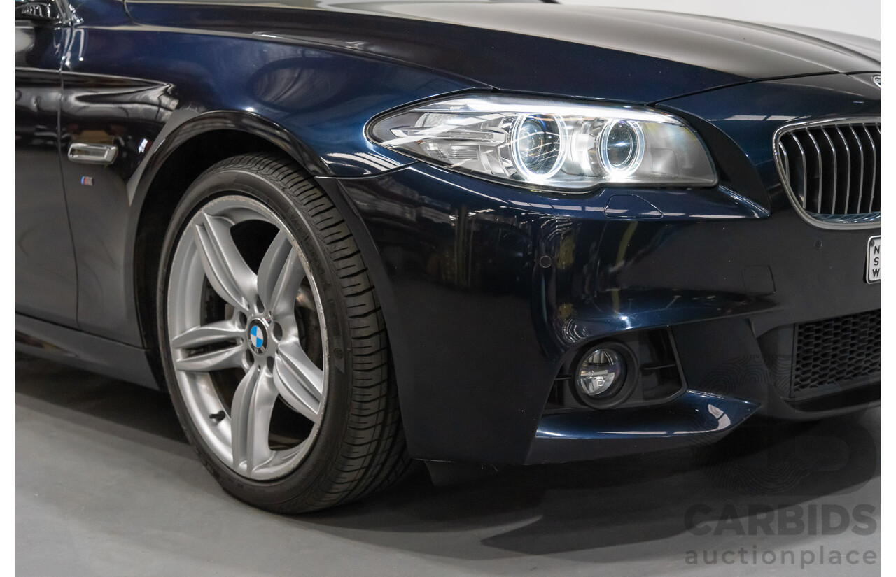 3/2015 BMW 520i M-sport F10 MY15 4d Sedan Blue 2.0L Turbo