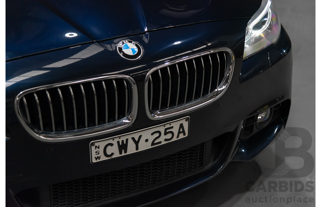 3/2015 BMW 520i M-sport F10 MY15 4d Sedan Blue 2.0L Turbo