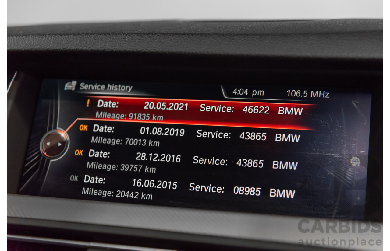 3/2015 BMW 520i M-sport F10 MY15 4d Sedan Blue 2.0L Turbo