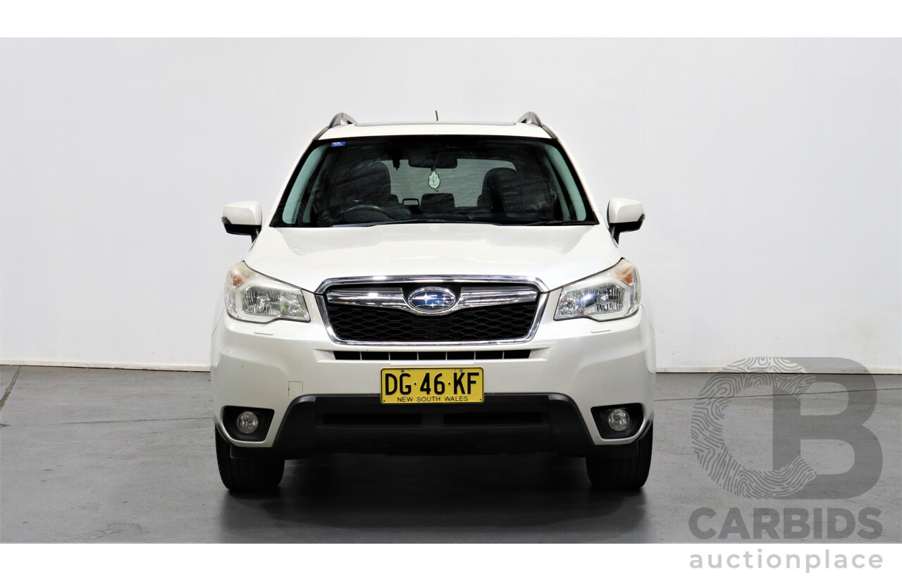 5/2013 Subaru Forester 2.0D Premium 4d Wagon White 2.0L Turbo Diesel