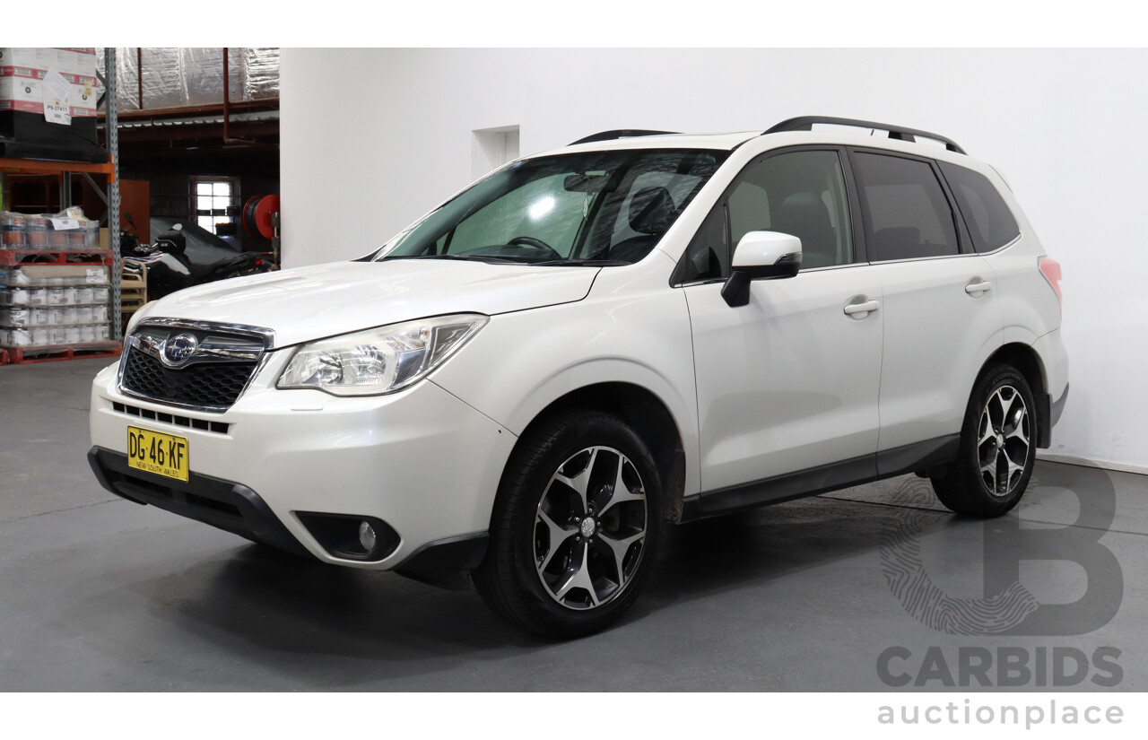 5/2013 Subaru Forester 2.0D Premium 4d Wagon White 2.0L Turbo Diesel