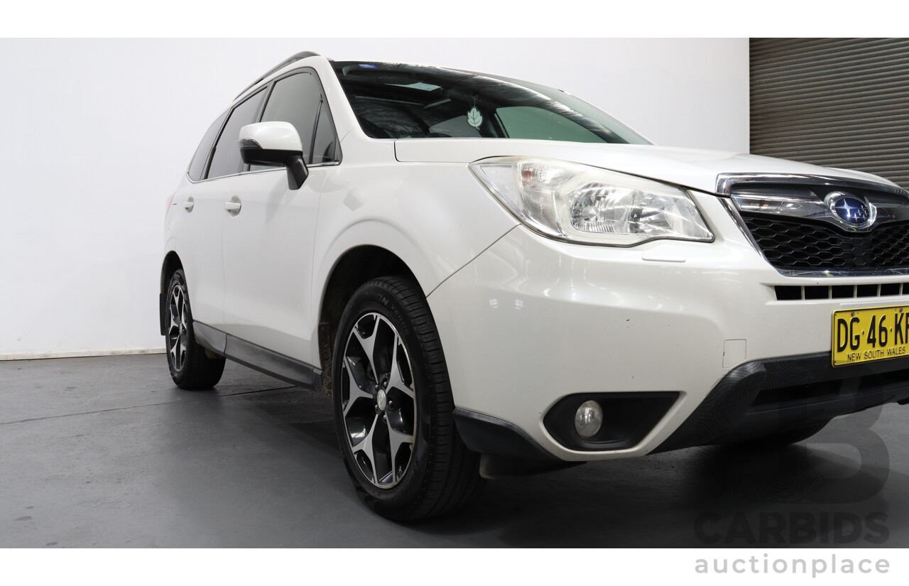 5/2013 Subaru Forester 2.0D Premium 4d Wagon White 2.0L Turbo Diesel