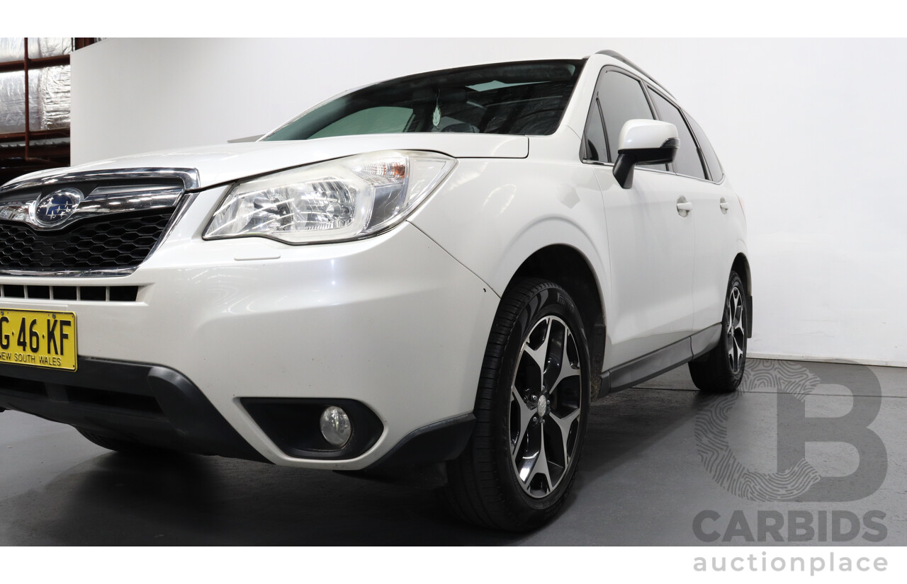 5/2013 Subaru Forester 2.0D Premium 4d Wagon White 2.0L Turbo Diesel