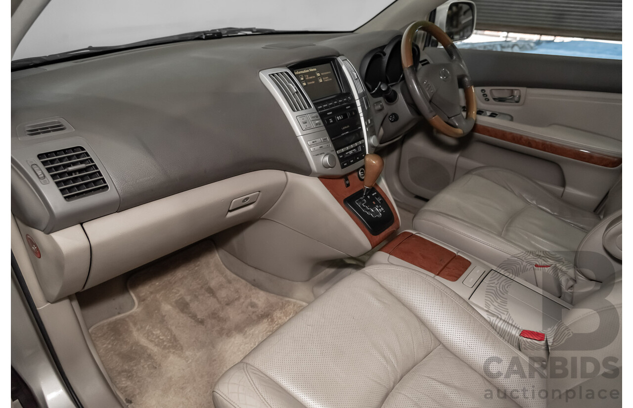 4/2003 Lexus Rx330 Sports MCU38R 4d Wagon Beige 3.3L V6