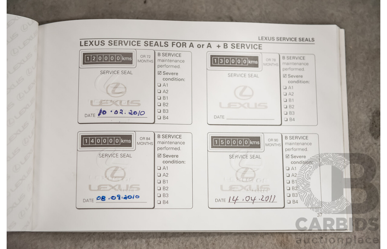 4/2003 Lexus Rx330 Sports MCU38R 4d Wagon Beige 3.3L V6