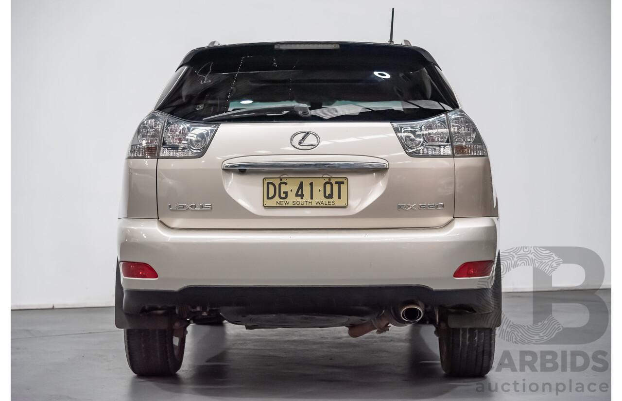 4/2003 Lexus Rx330 Sports MCU38R 4d Wagon Beige 3.3L V6