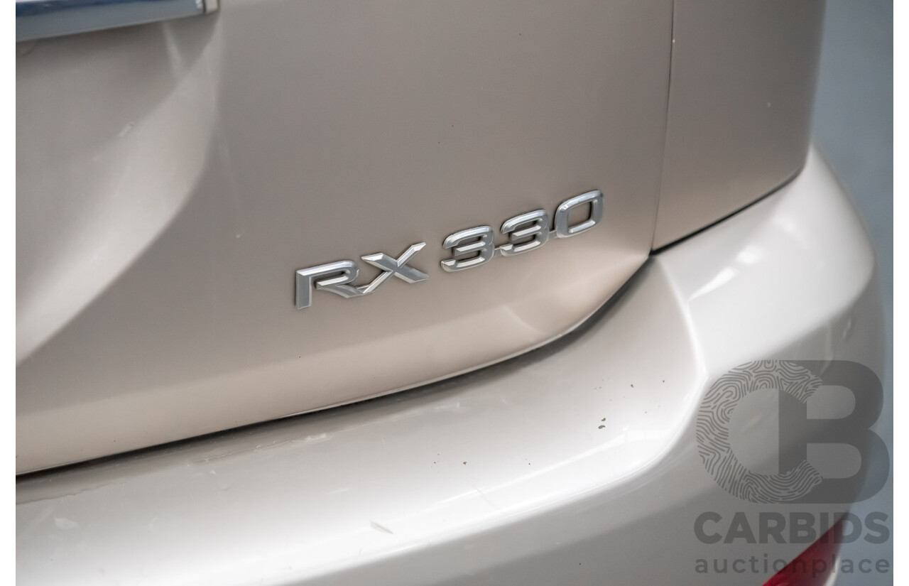 4/2003 Lexus Rx330 Sports MCU38R 4d Wagon Beige 3.3L V6