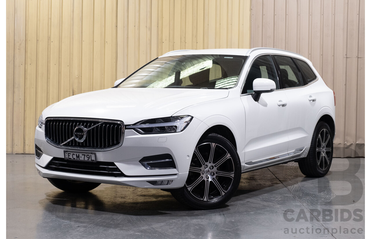 04/2019 Volvo XC60 D4 (AWD) Inscription UZ MY19 4d Wagon White 2.0L Twin Turbo Diesel