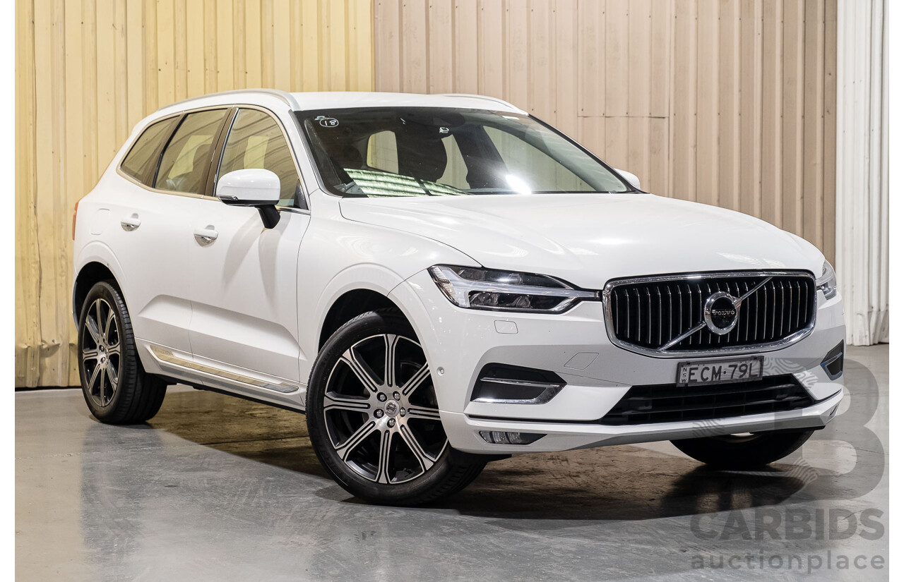 04/2019 Volvo XC60 D4 (AWD) Inscription UZ MY19 4d Wagon White 2.0L Twin Turbo Diesel