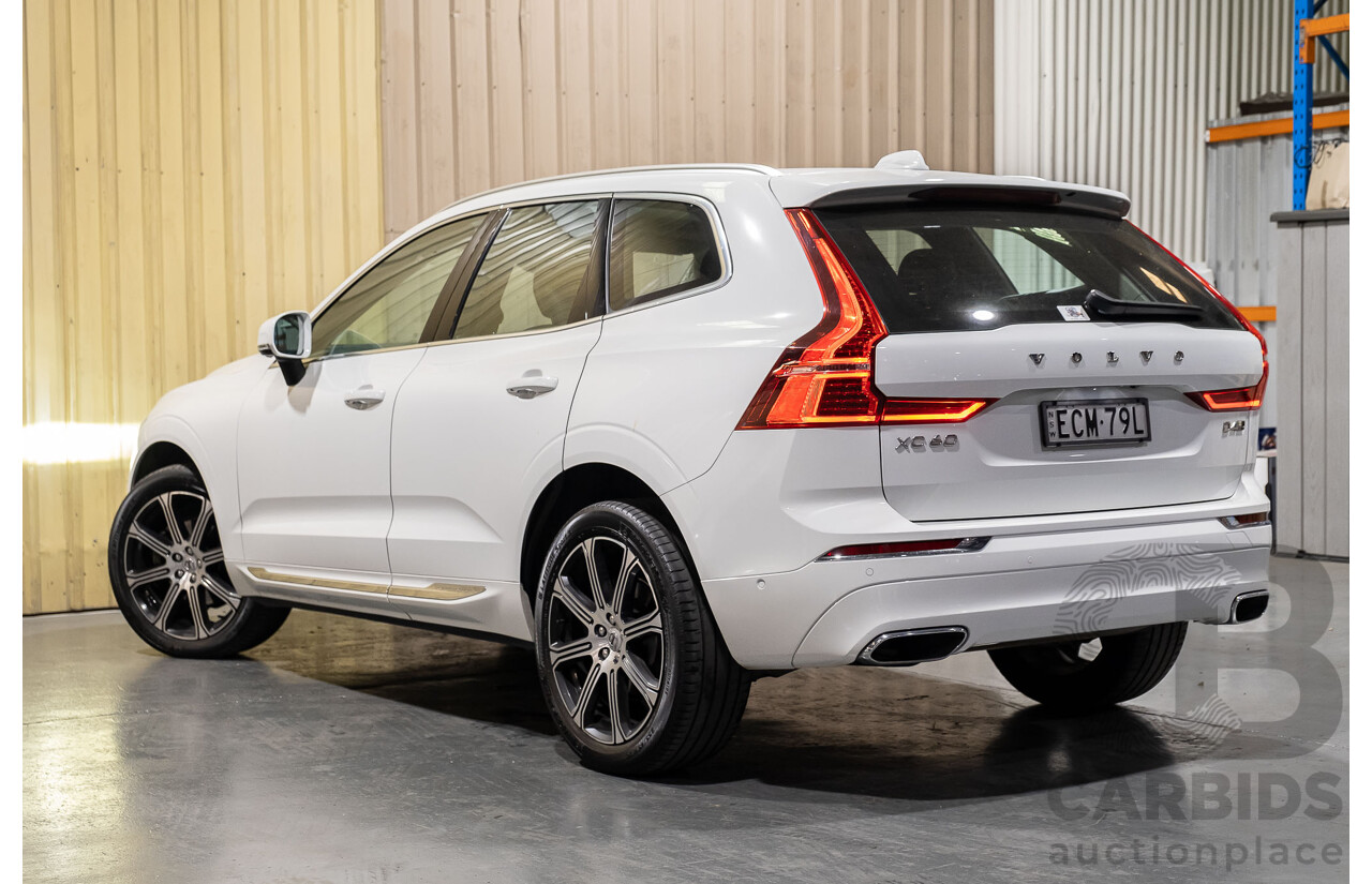 04/2019 Volvo XC60 D4 (AWD) Inscription UZ MY19 4d Wagon White 2.0L Twin Turbo Diesel