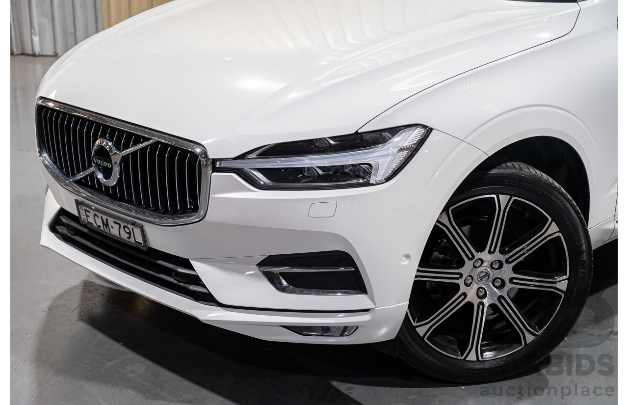 04/2019 Volvo XC60 D4 (AWD) Inscription UZ MY19 4d Wagon White 2.0L Twin Turbo Diesel