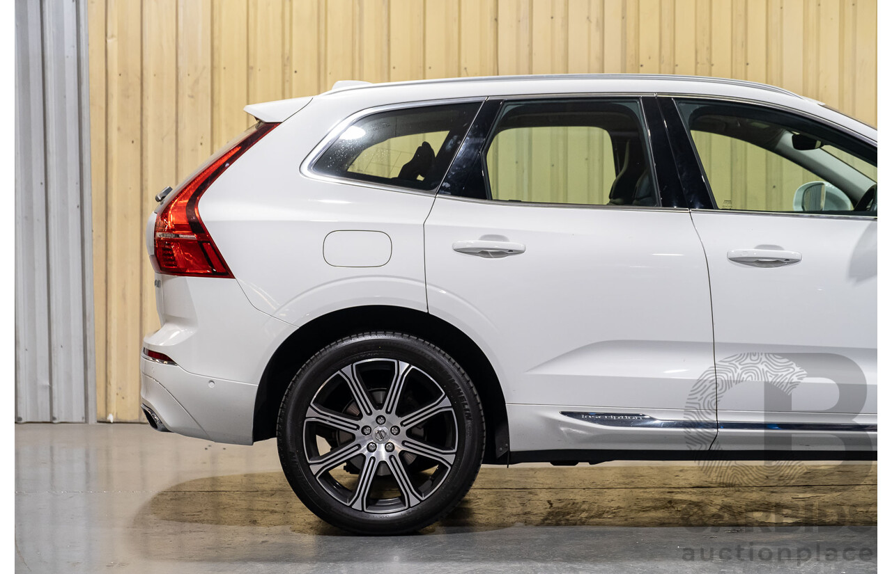 04/2019 Volvo XC60 D4 (AWD) Inscription UZ MY19 4d Wagon White 2.0L Twin Turbo Diesel