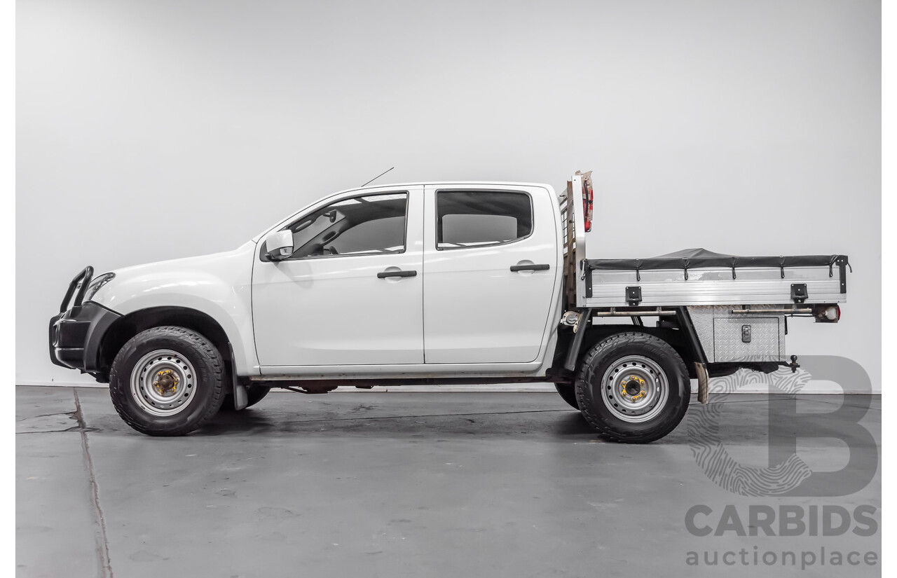 12/2015 Isuzu D-Max SX (4x4) TF MY15 Crew C/Chas White 3.0L Turbo Diesel