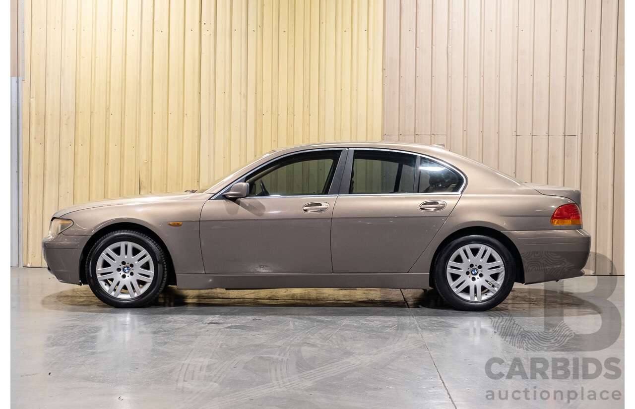 2/2003 Bmw 735i E65 4d Sedan Beige 3.6L V8