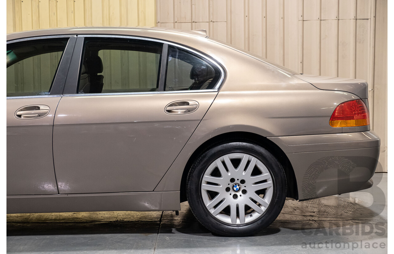 2/2003 Bmw 735i E65 4d Sedan Beige 3.6L V8