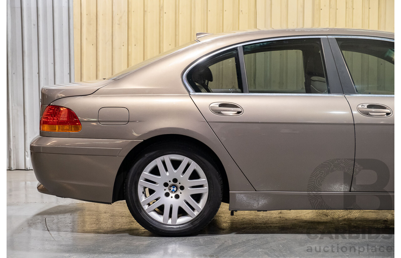 2/2003 Bmw 735i E65 4d Sedan Beige 3.6L V8