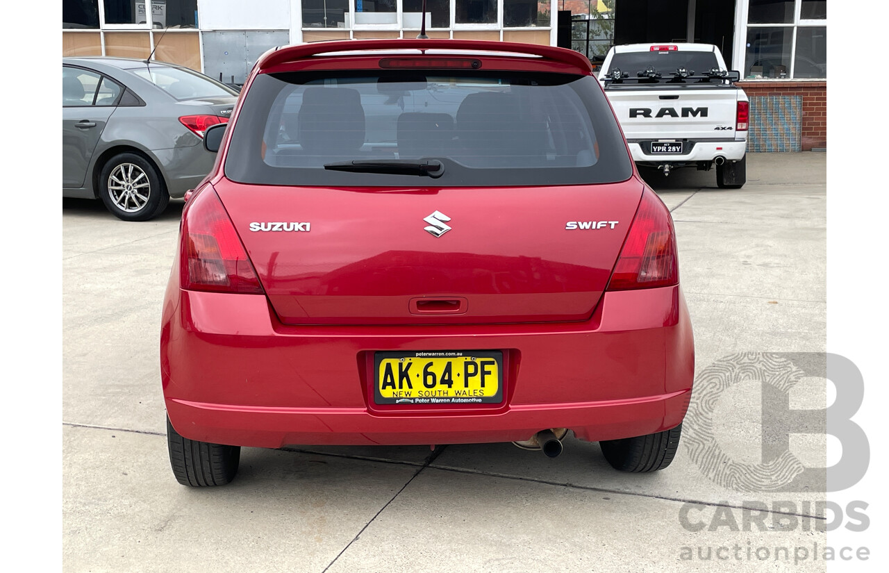 6/2006 Suzuki Swift EZ 5d Hatchback Red 1.5L