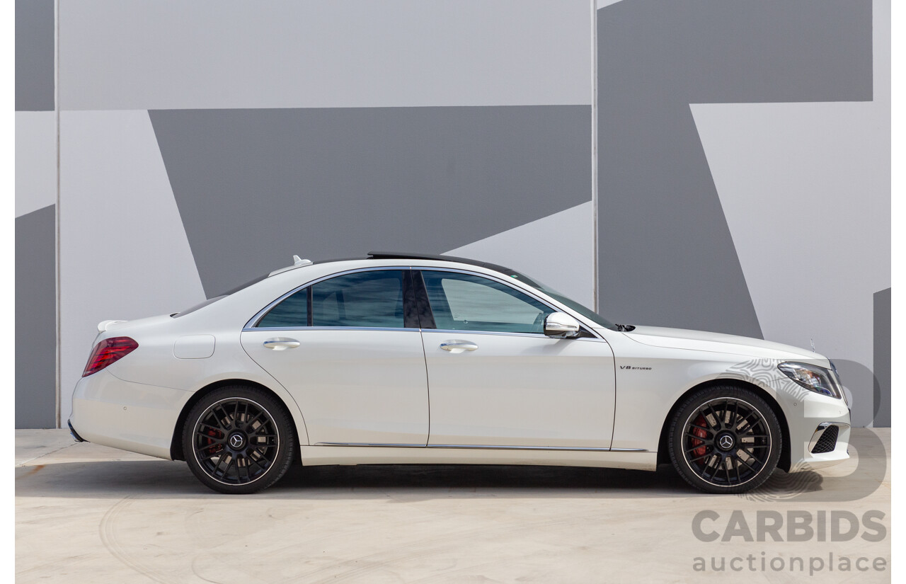9/2014 Mercedes-Benz S500  222 4d Sedan White 4.7L Twin Turbo V8