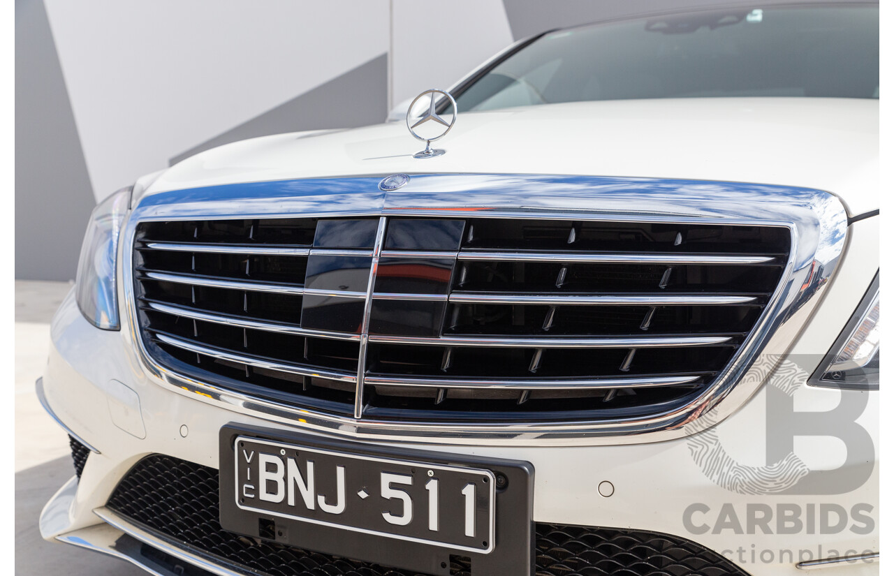 9/2014 Mercedes-Benz S500  222 4d Sedan White 4.7L Twin Turbo V8