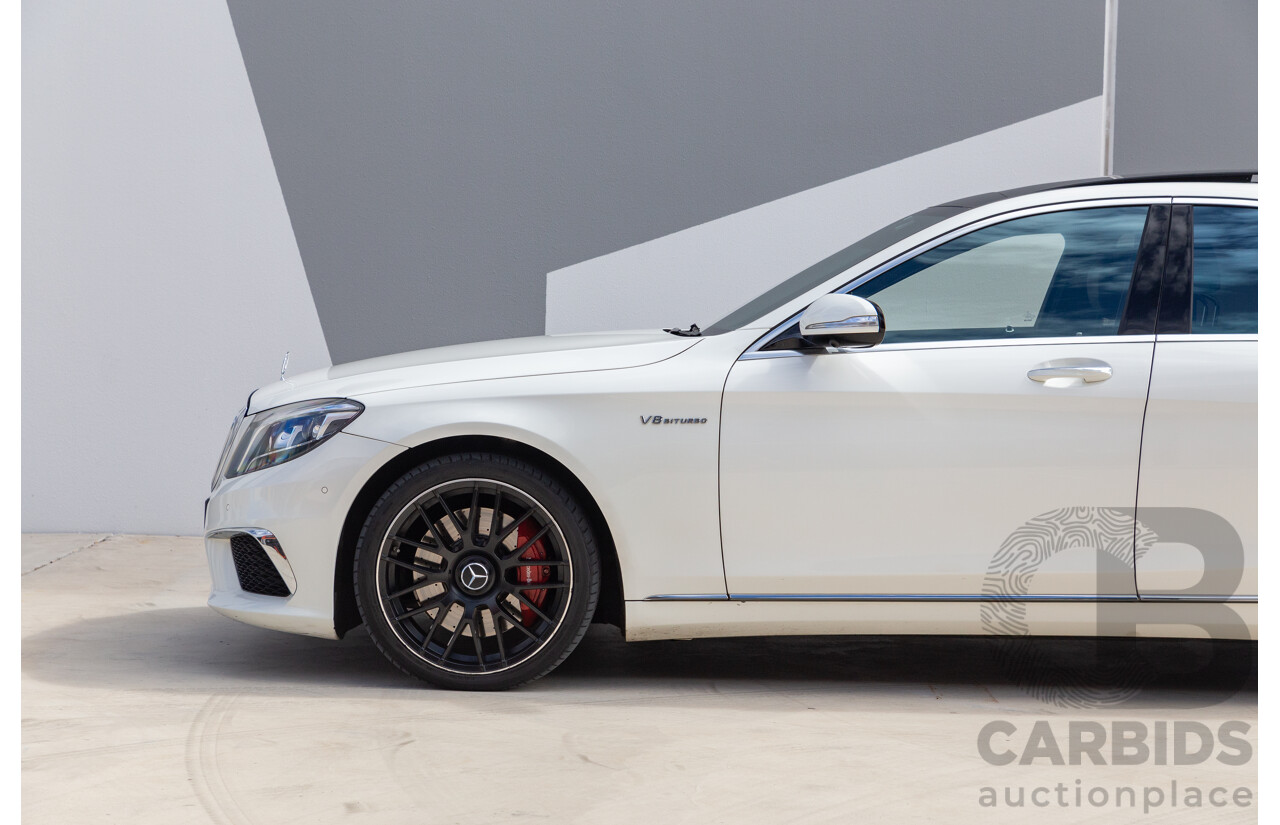 9/2014 Mercedes-Benz S500  222 4d Sedan White 4.7L Twin Turbo V8