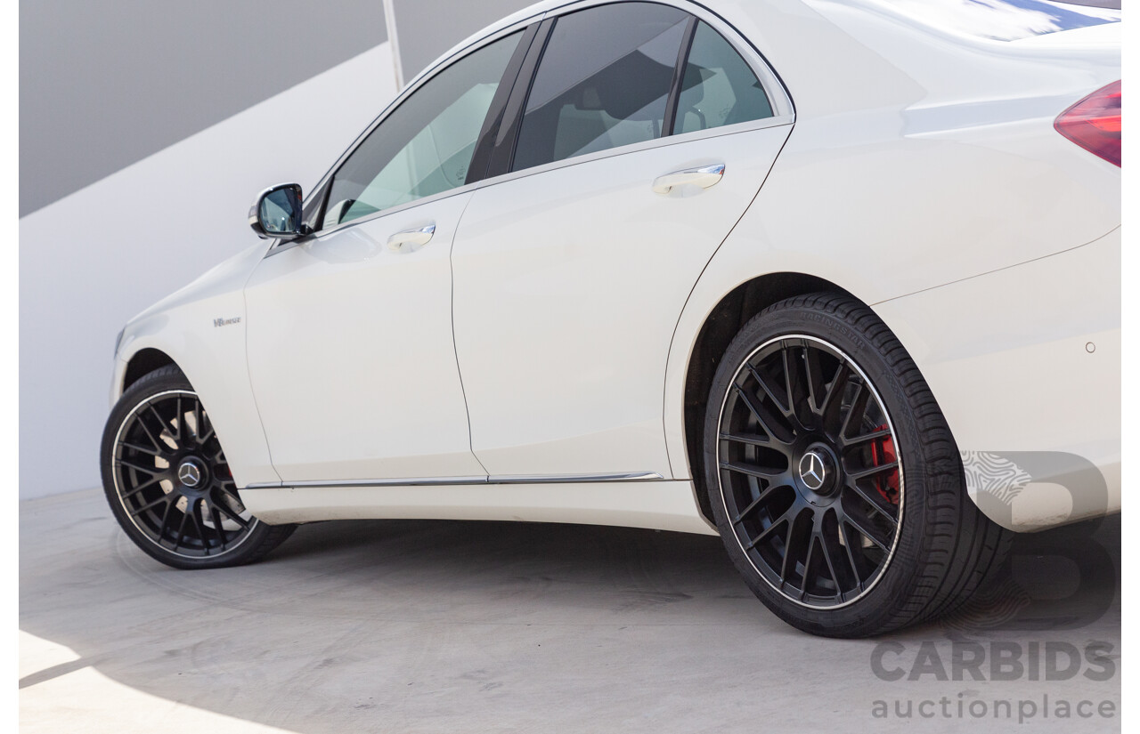9/2014 Mercedes-Benz S500  222 4d Sedan White 4.7L Twin Turbo V8