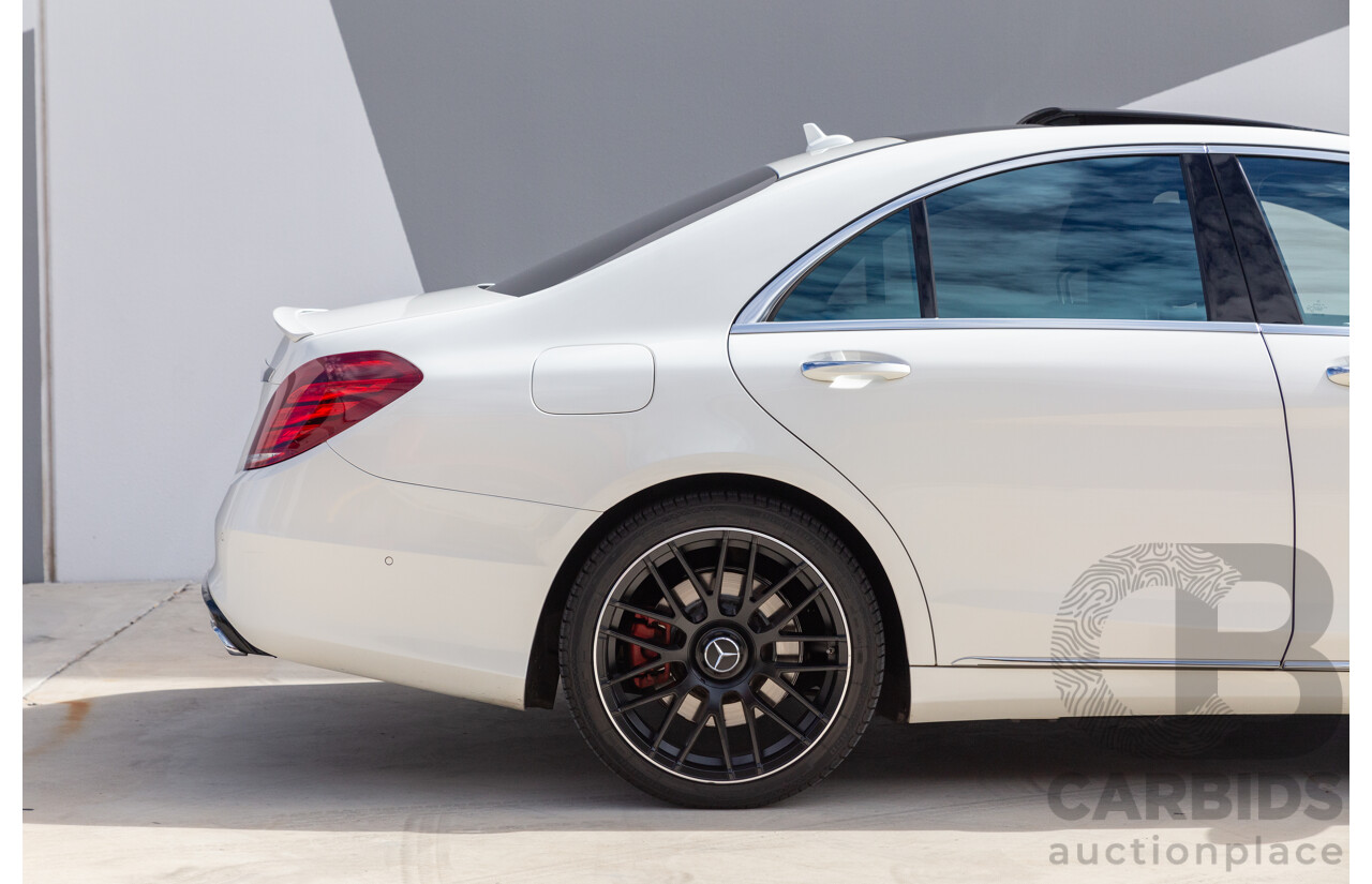 9/2014 Mercedes-Benz S500  222 4d Sedan White 4.7L Twin Turbo V8