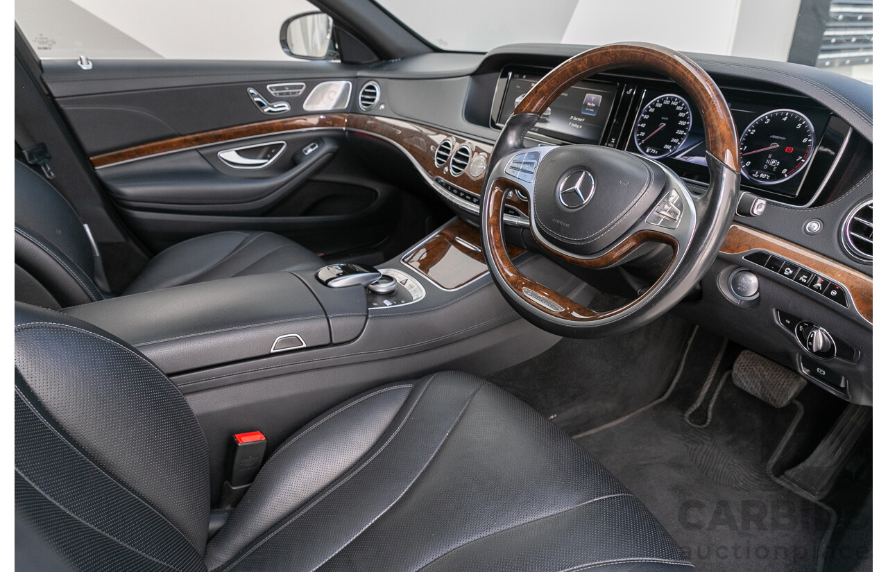 9/2014 Mercedes-Benz S500  222 4d Sedan White 4.7L Twin Turbo V8