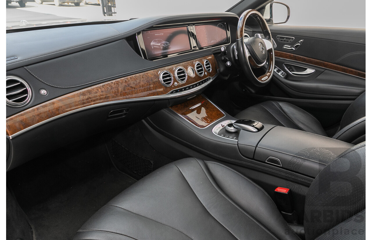 9/2014 Mercedes-Benz S500  222 4d Sedan White 4.7L Twin Turbo V8
