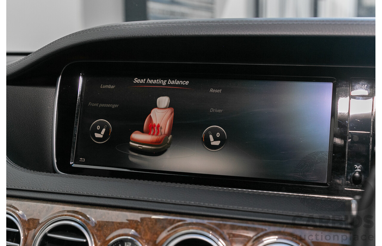 9/2014 Mercedes-Benz S500  222 4d Sedan White 4.7L Twin Turbo V8