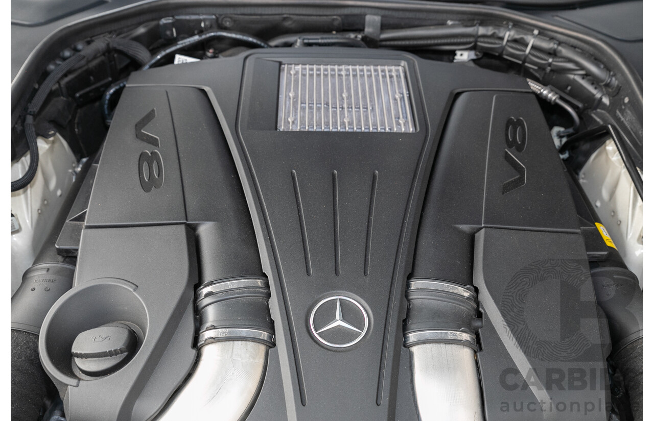9/2014 Mercedes-Benz S500  222 4d Sedan White 4.7L Twin Turbo V8