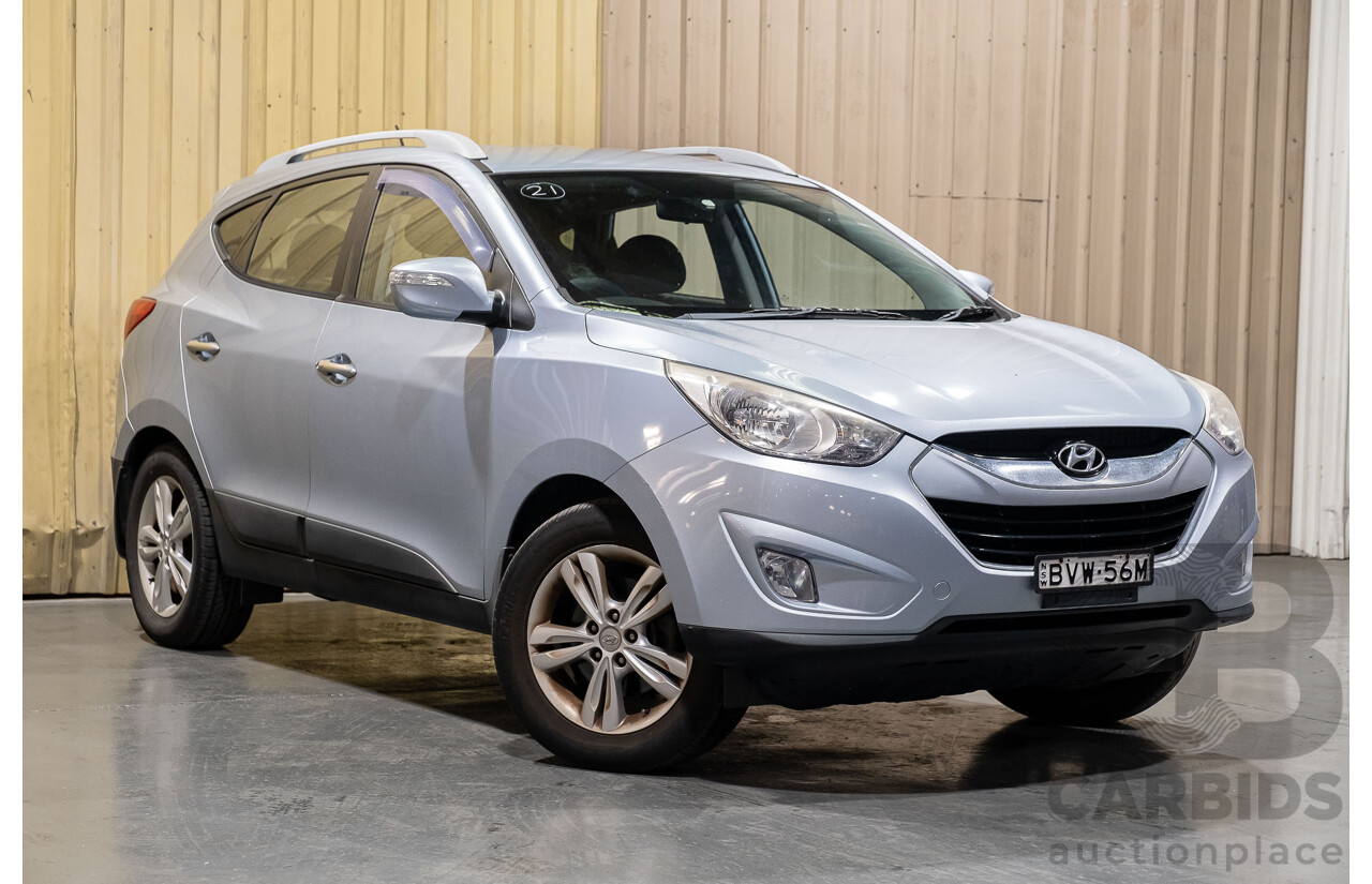 3/2011 Hyundai IX35 Elite (AWD) LM MY11 4d Wagon Blue 2.4L