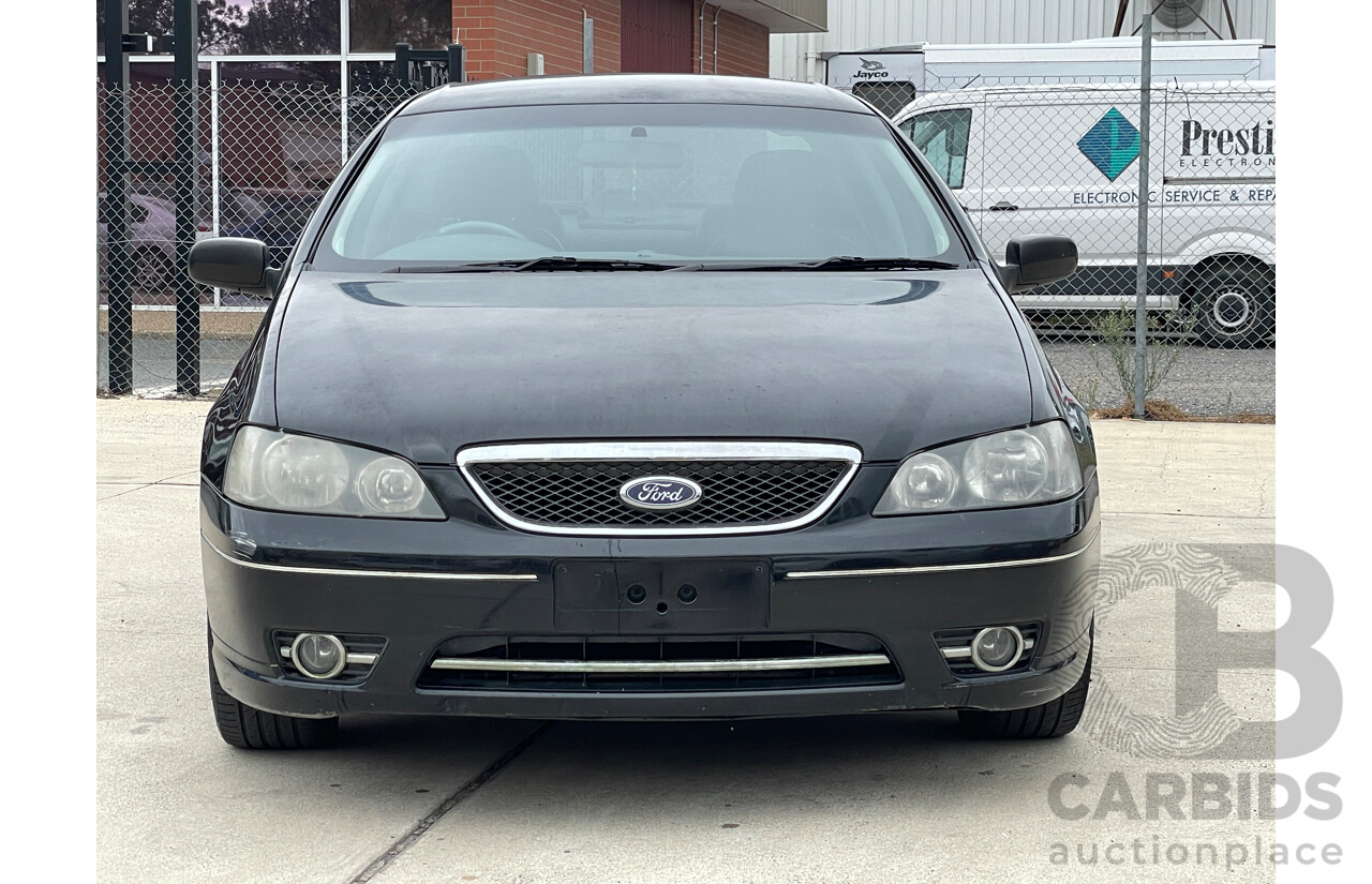 11/2005 Ford Fairmont GHIA BF 4d Sedan Black 5.4L